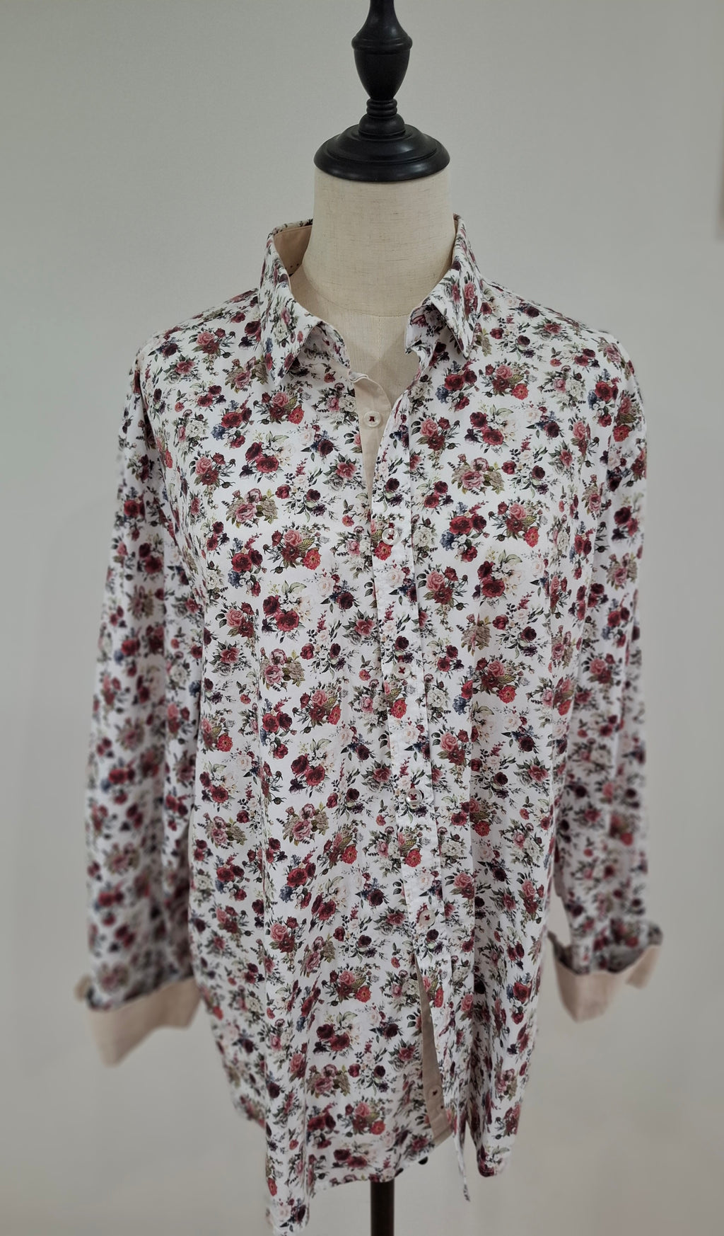 Thomson and Richards Floral Shirt Italian Fabric