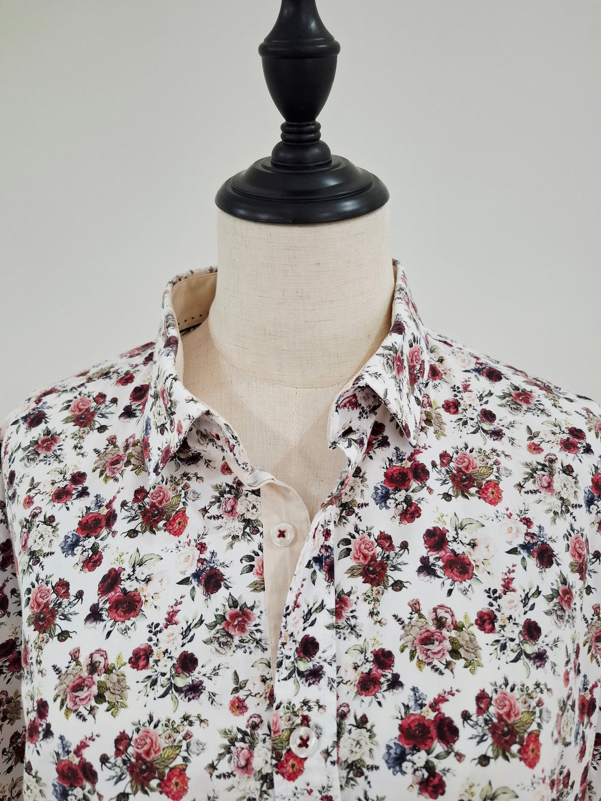 Thomson and Richards Floral Shirt Italian Fabric
