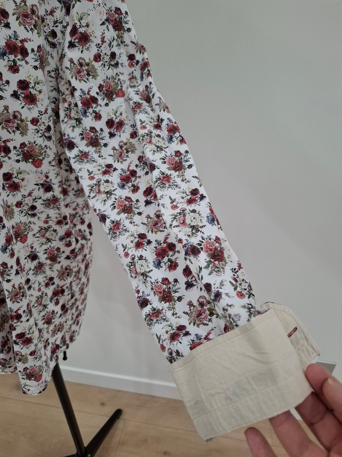 Thomson and Richards Floral Shirt Italian Fabric