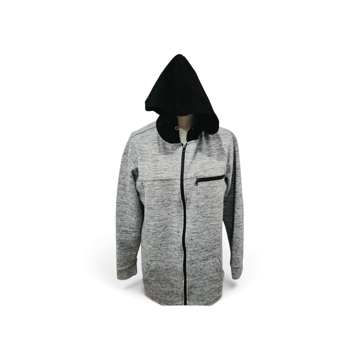 Factorie Grey and Black Hoodie