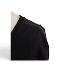 Foil Merino Dress with Zip Detail and Geometric Patterns