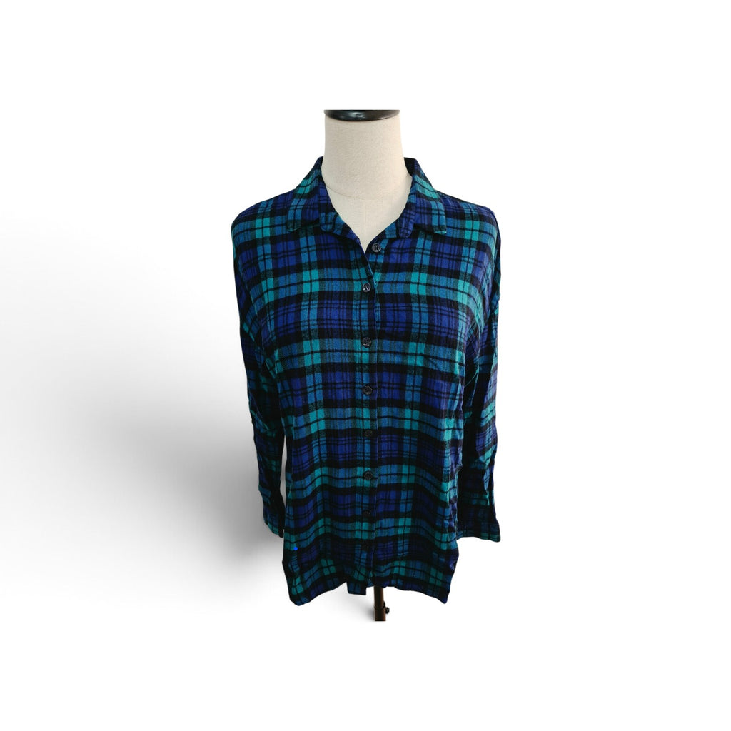 Green and Blue Plaid shirt by NEXT