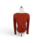 Spirit 100% Merino Terracotta Long Sleeve Top