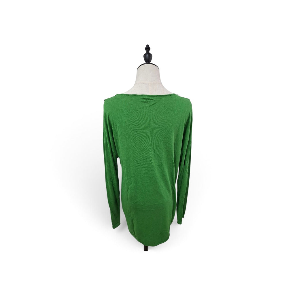 Trenery Apple Green Long Sleeve Top