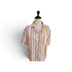Candy striped shirt short sleeves