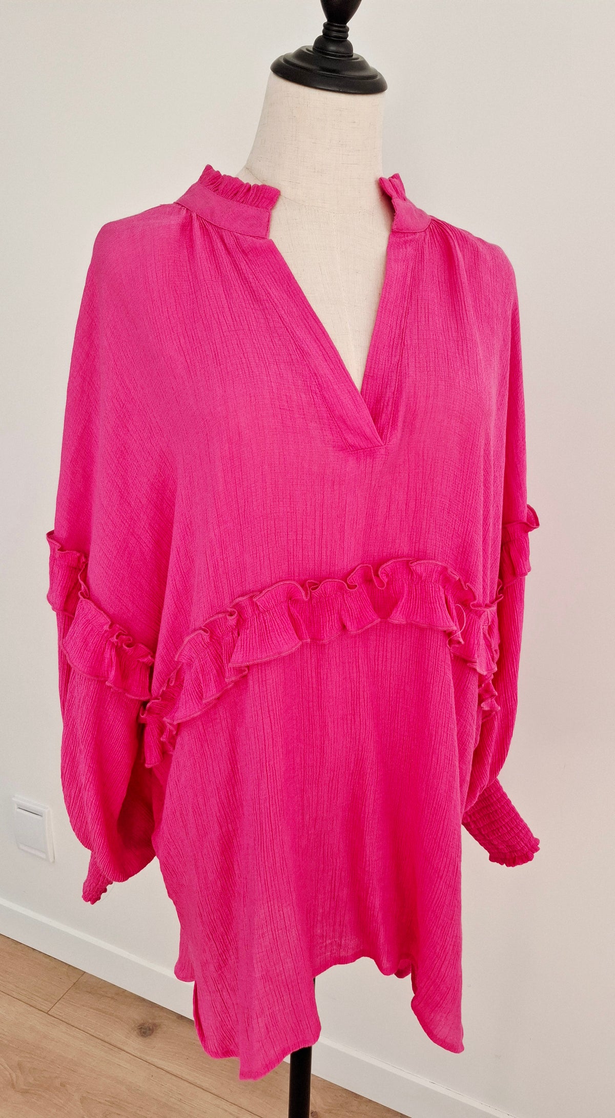 Kinde the label Hot Pink Blouse