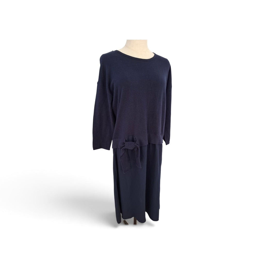 Esprit Navy Dress with knit bow