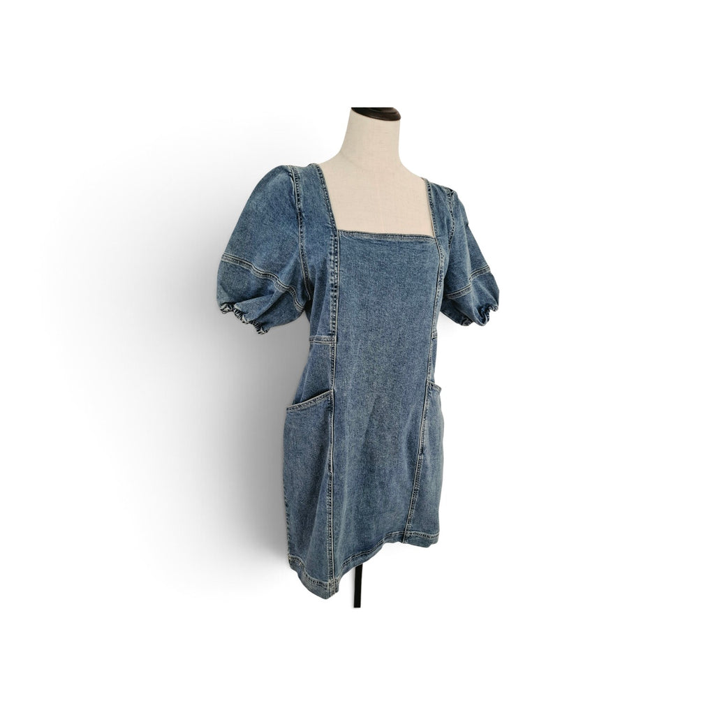 Zest denim short sleeve dress