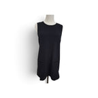STUSSY Crepe Black Sleeveless Mini Dress