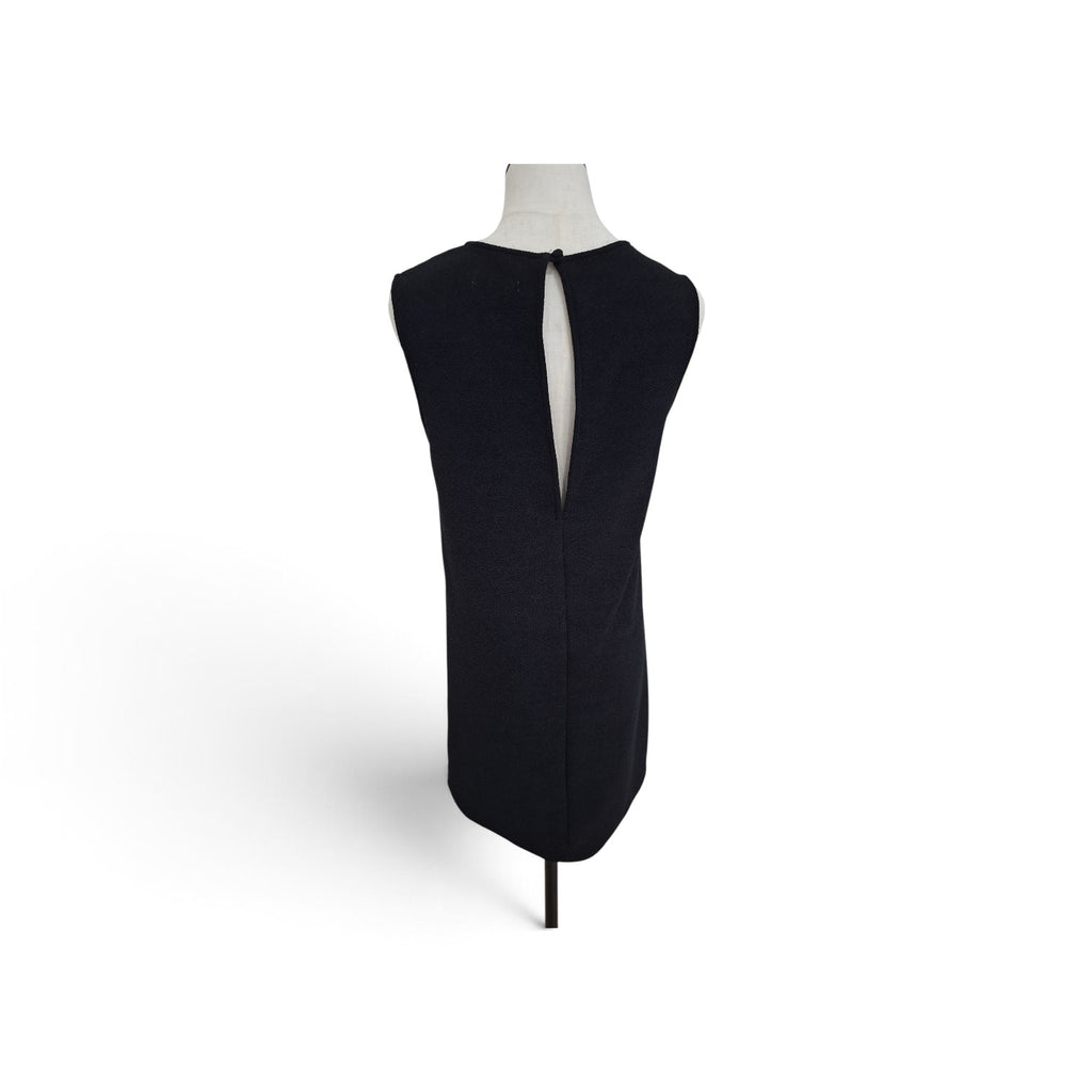 STUSSY Crepe Black Sleeveless Mini Dress