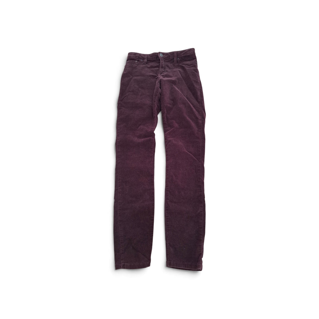 Max Burgundy Velvety Jeans