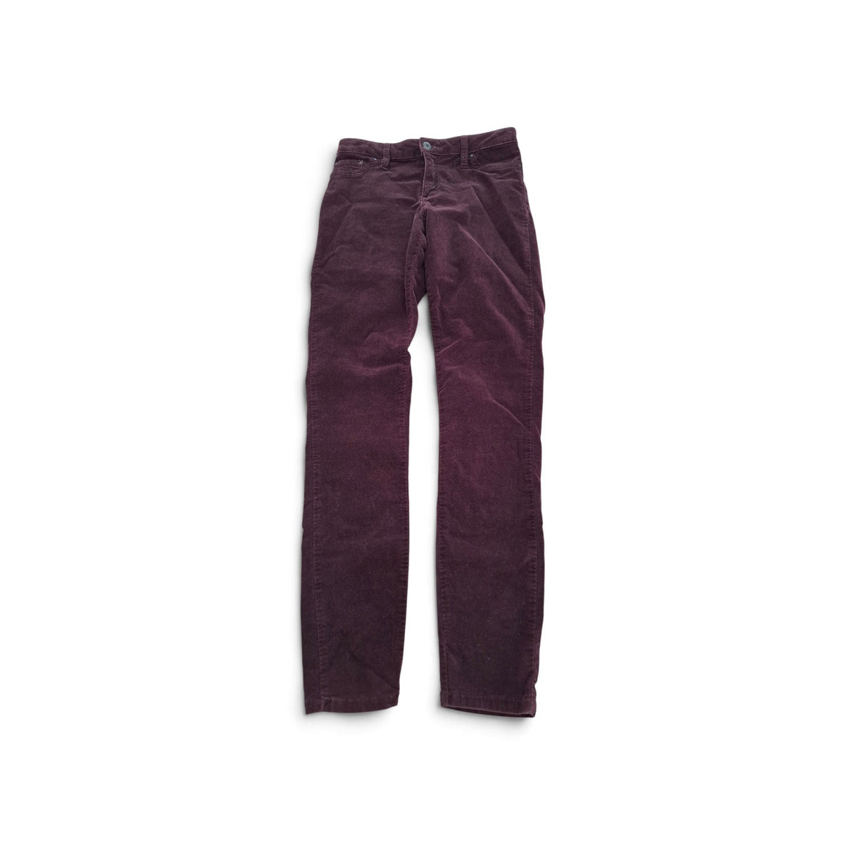 Max Burgundy Velvety Jeans