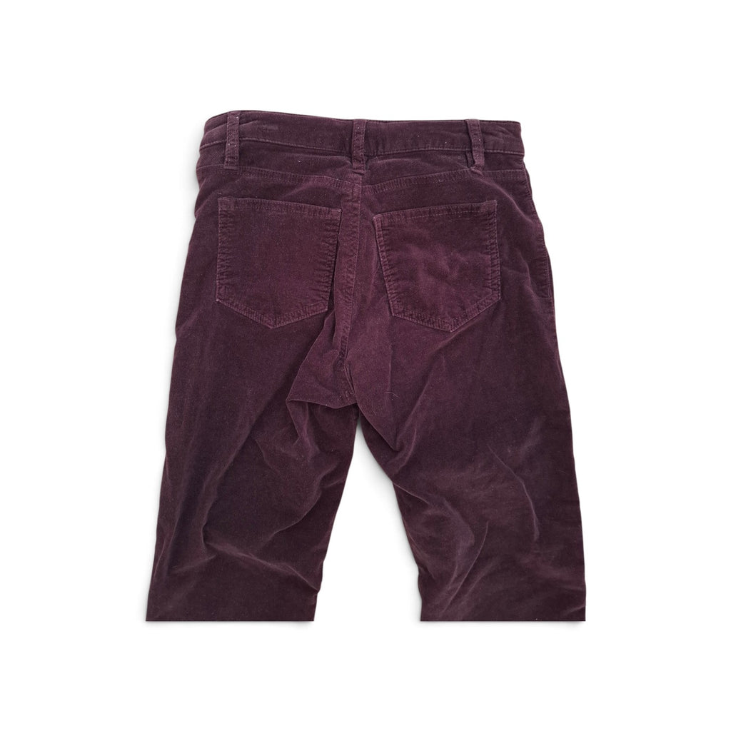 Max Burgundy Velvety Jeans
