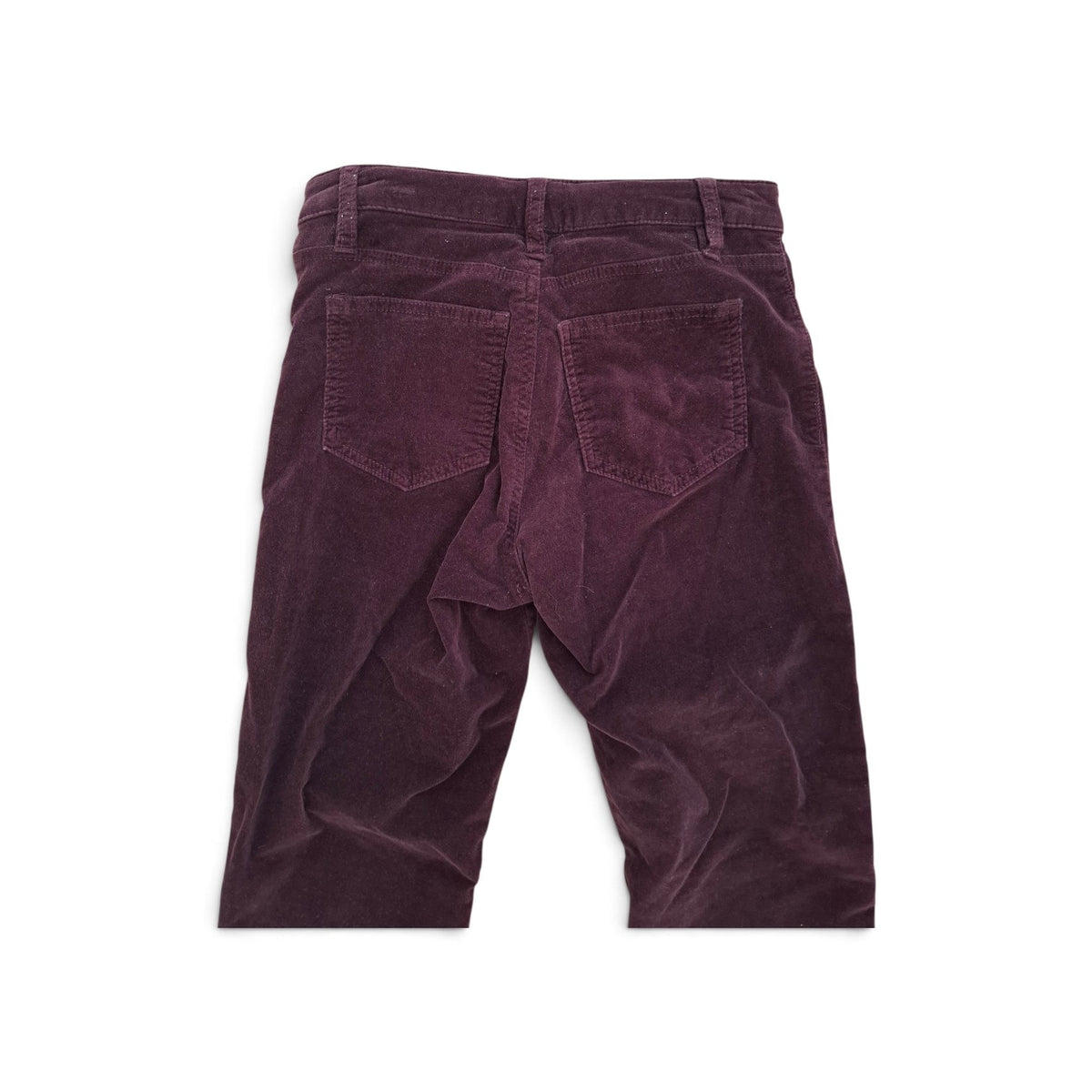 Max Burgundy Velvety Jeans