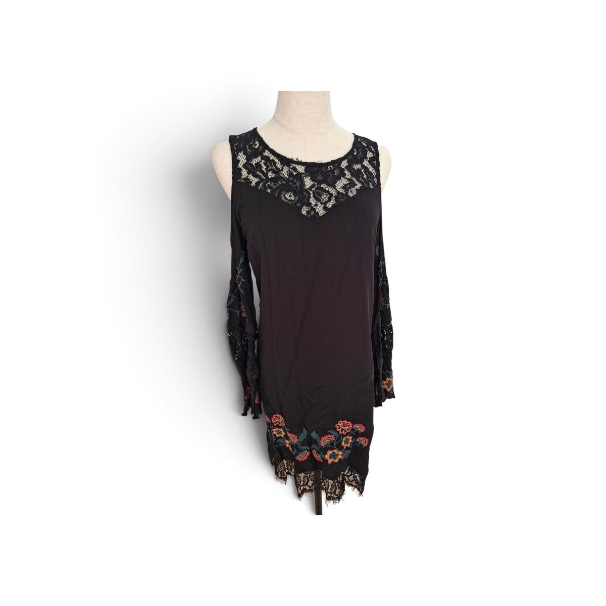 Sass Lace and Embroidered Dress