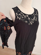 Sass Lace and Embroidered Dress