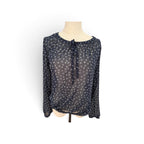 Esprit Sheer Navy Blouse