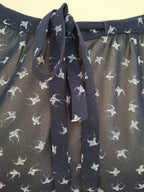 Esprit Sheer Navy Blouse