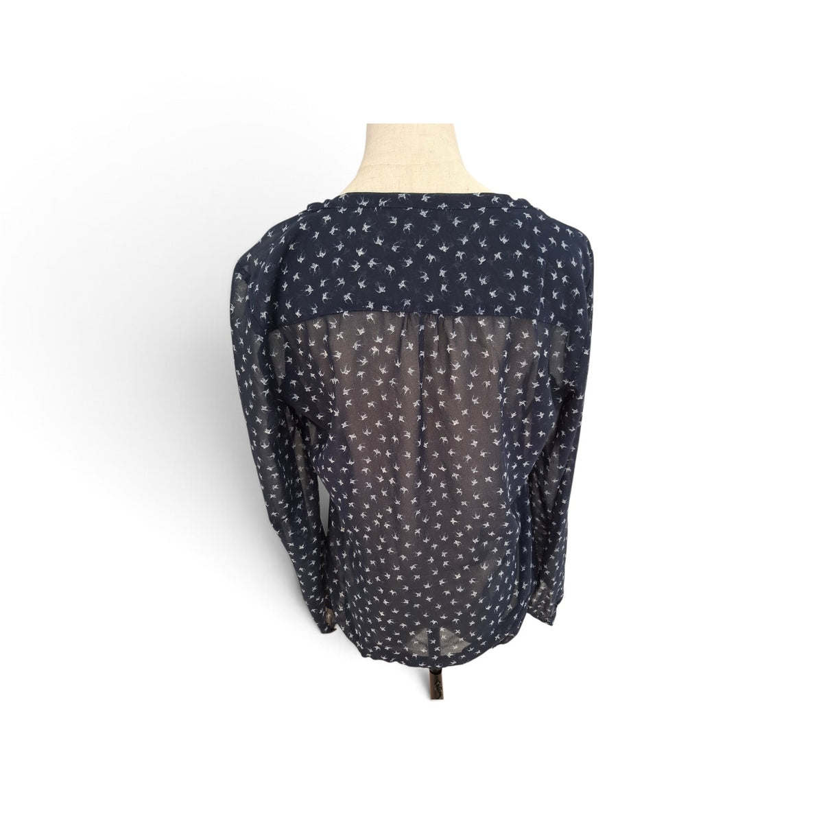 Esprit Sheer Navy Blouse