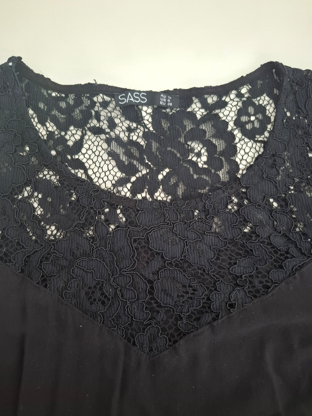 Sass Lace and Embroidered Dress