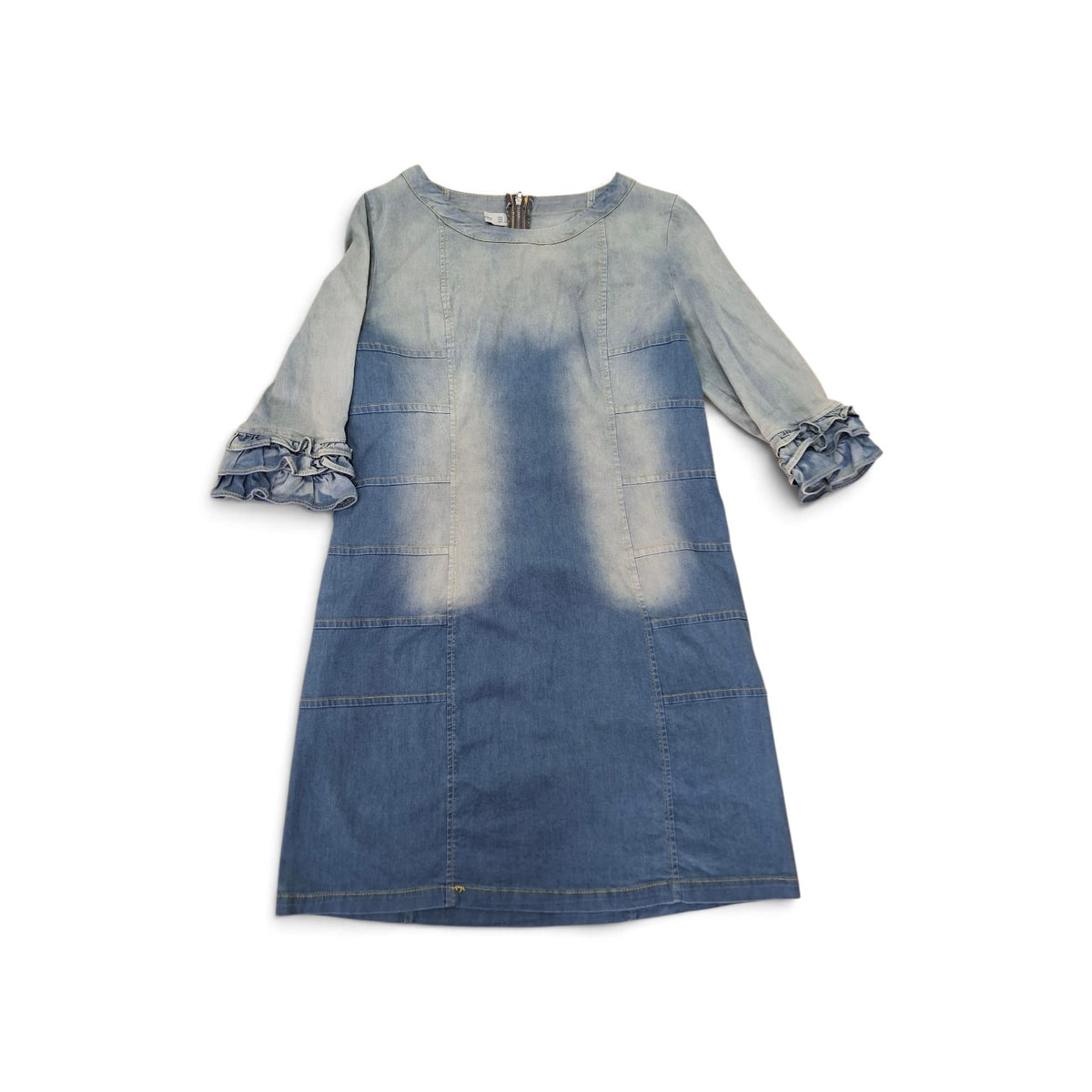 Zara Lady Denim distressed dress