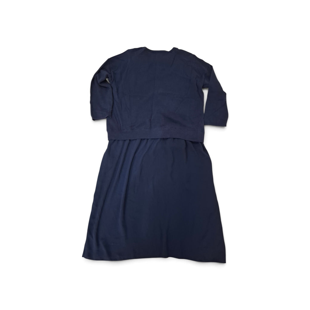 Esprit Navy Dress with knit bow