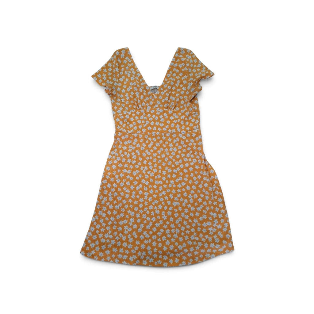 Floral orange sundress from Turkey
