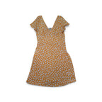 Floral orange sundress from Turkey