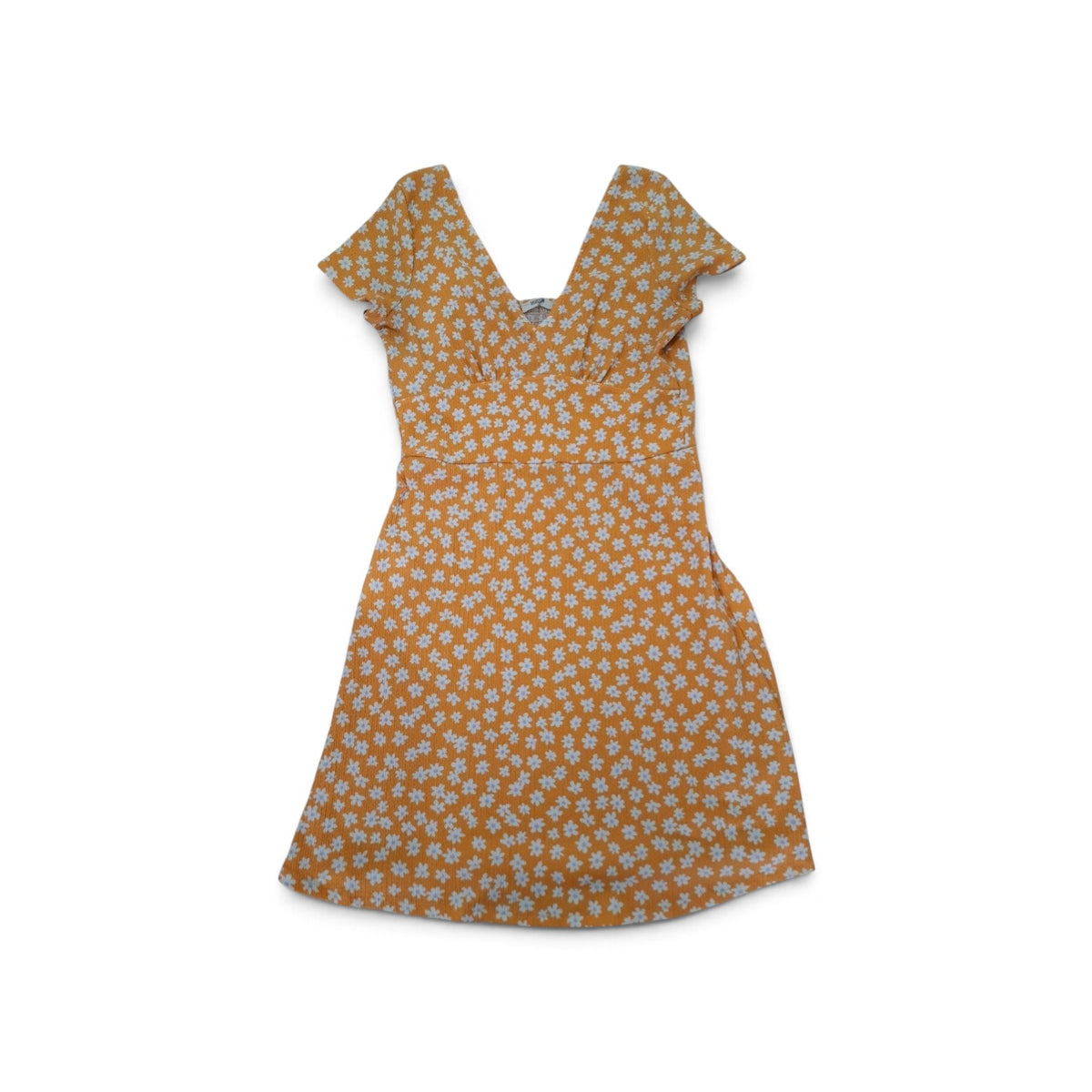 Floral orange sundress from Turkey