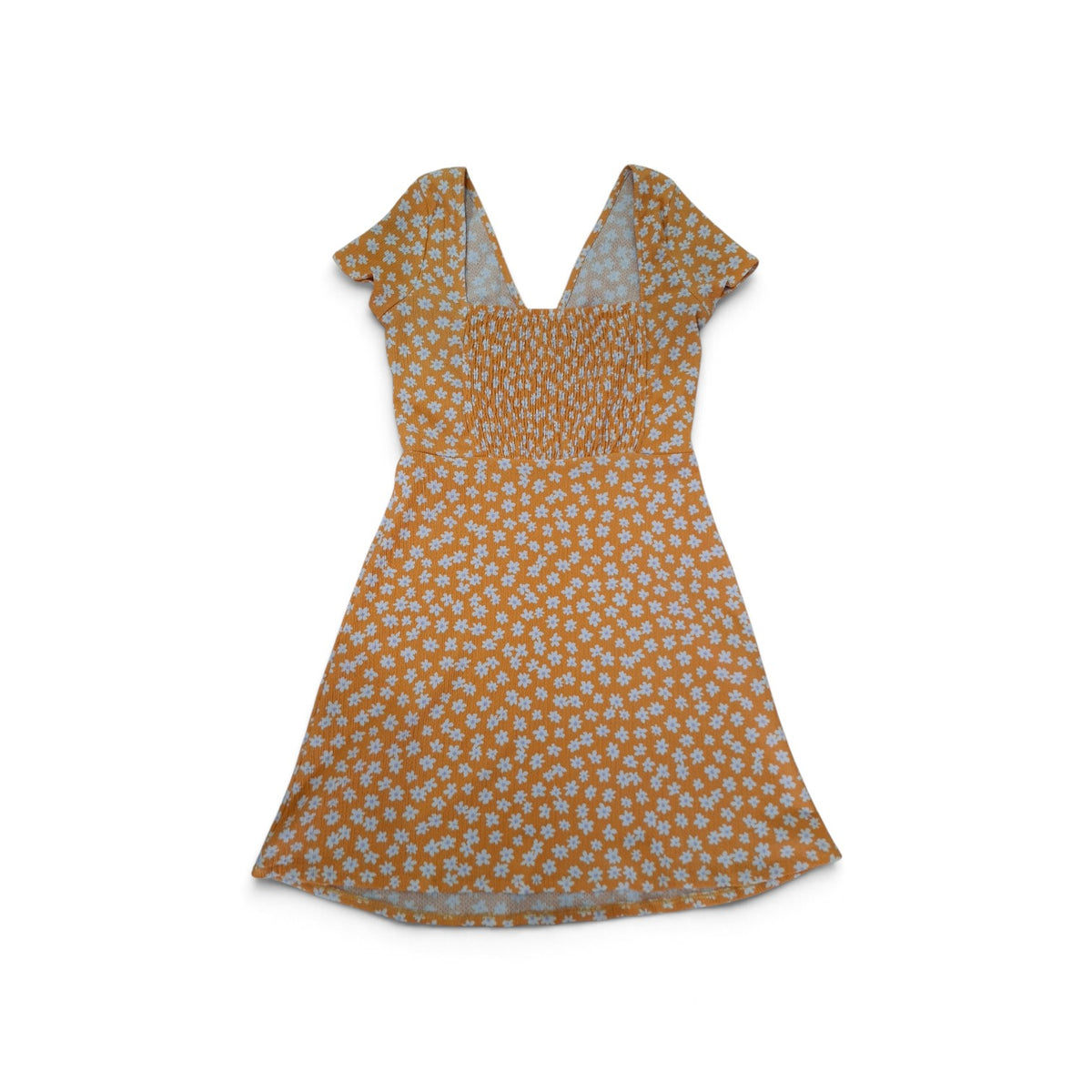 Floral orange sundress from Turkey