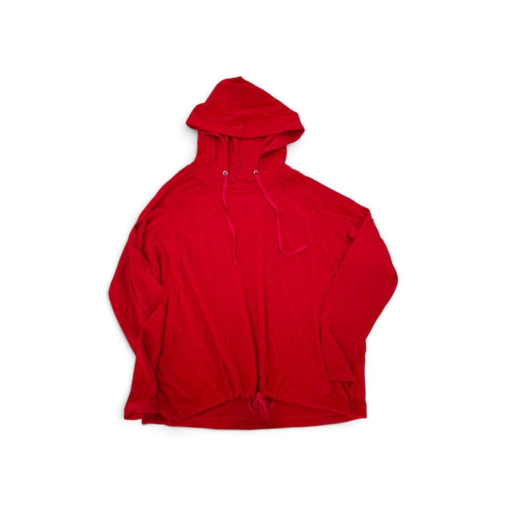 Red 100% Merino wool hoody