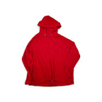 Red 100% Merino wool hoody