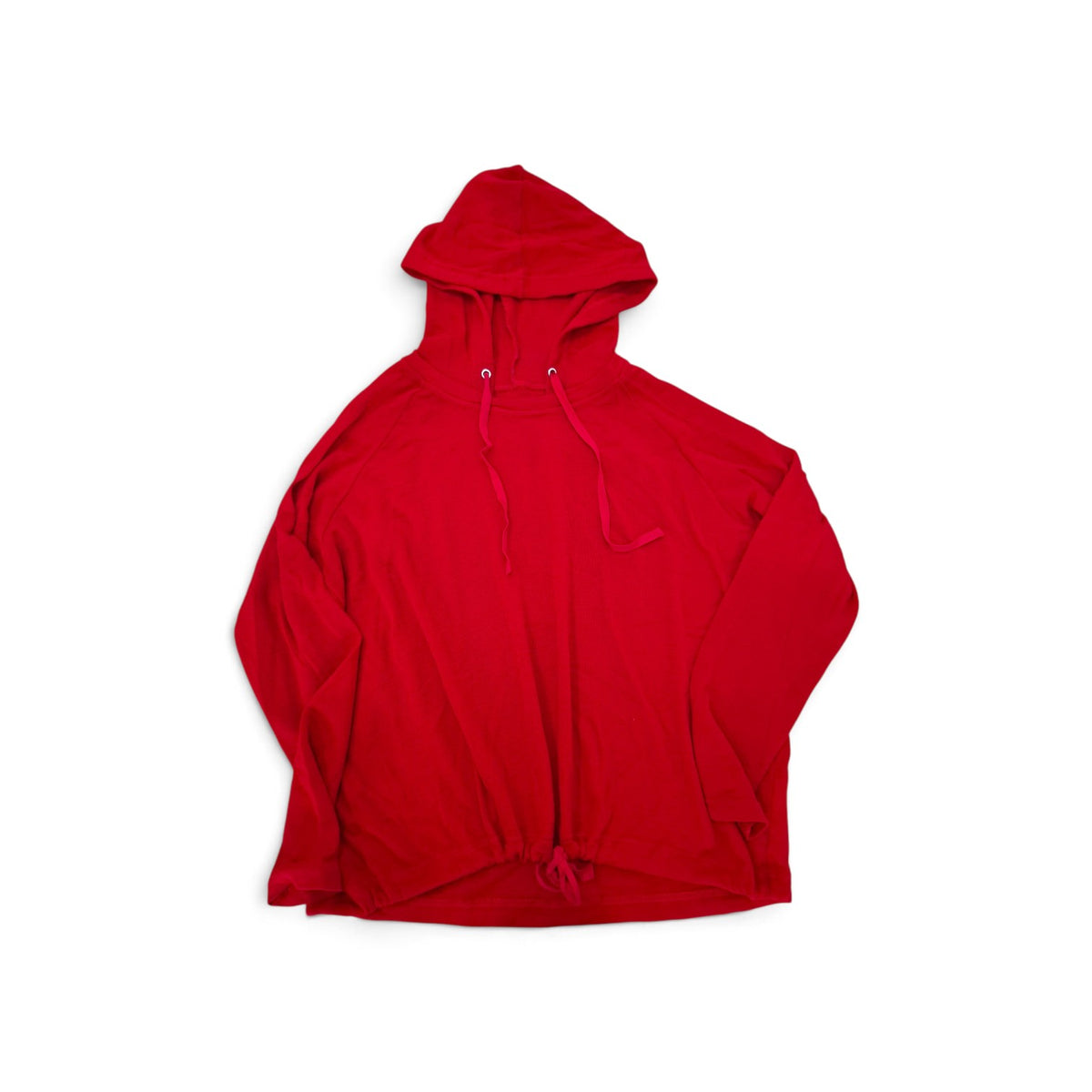 Red 100% Merino wool hoody