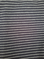 Max Fine Navy and White Stripe Long Sleeve Top