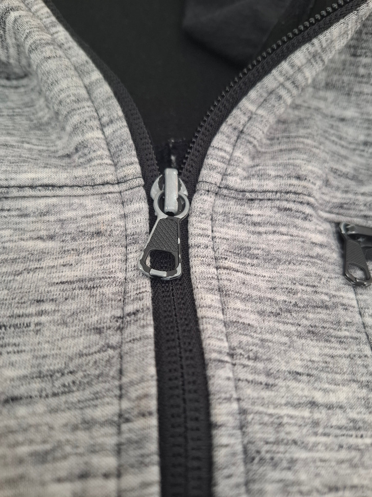 Factorie Grey and Black Hoodie