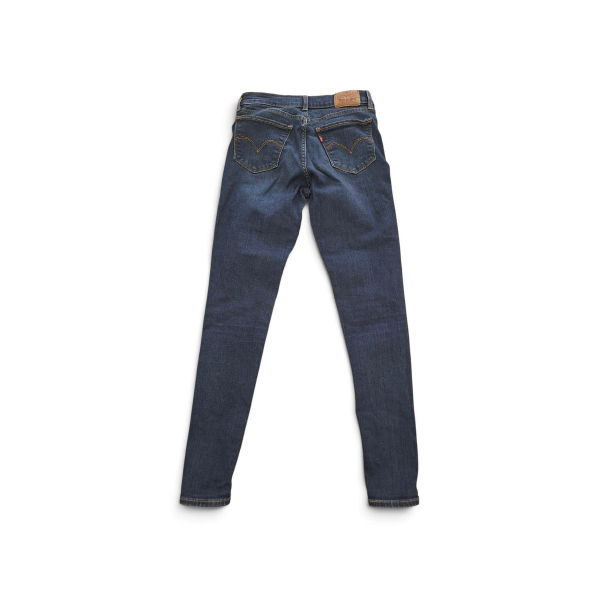 Ridley Mayes slim-fit jeans in a dark blue wash, shown from the back on a white background.