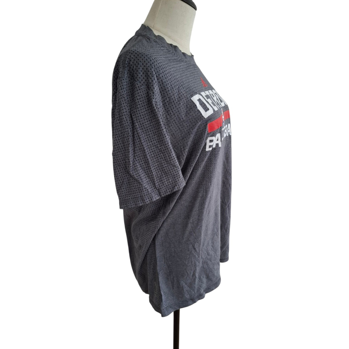 USA Team Tees Detroit Pistons Basketball Grey Teeshirt