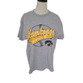 USA Team Tees NCAA University of Iowa Hawkeyes Baseball Tee shirt Grey