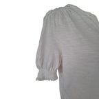 Fat Face White Cotton Blend Crochet Lace detailing