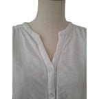 Fat Face White Cotton Blend Crochet Lace detailing