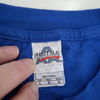 USA Team Tees Vintage Golden State Warriors Royal Blue Teeshirt