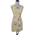 Fraiche Yellow floral Fit and Flare Dress