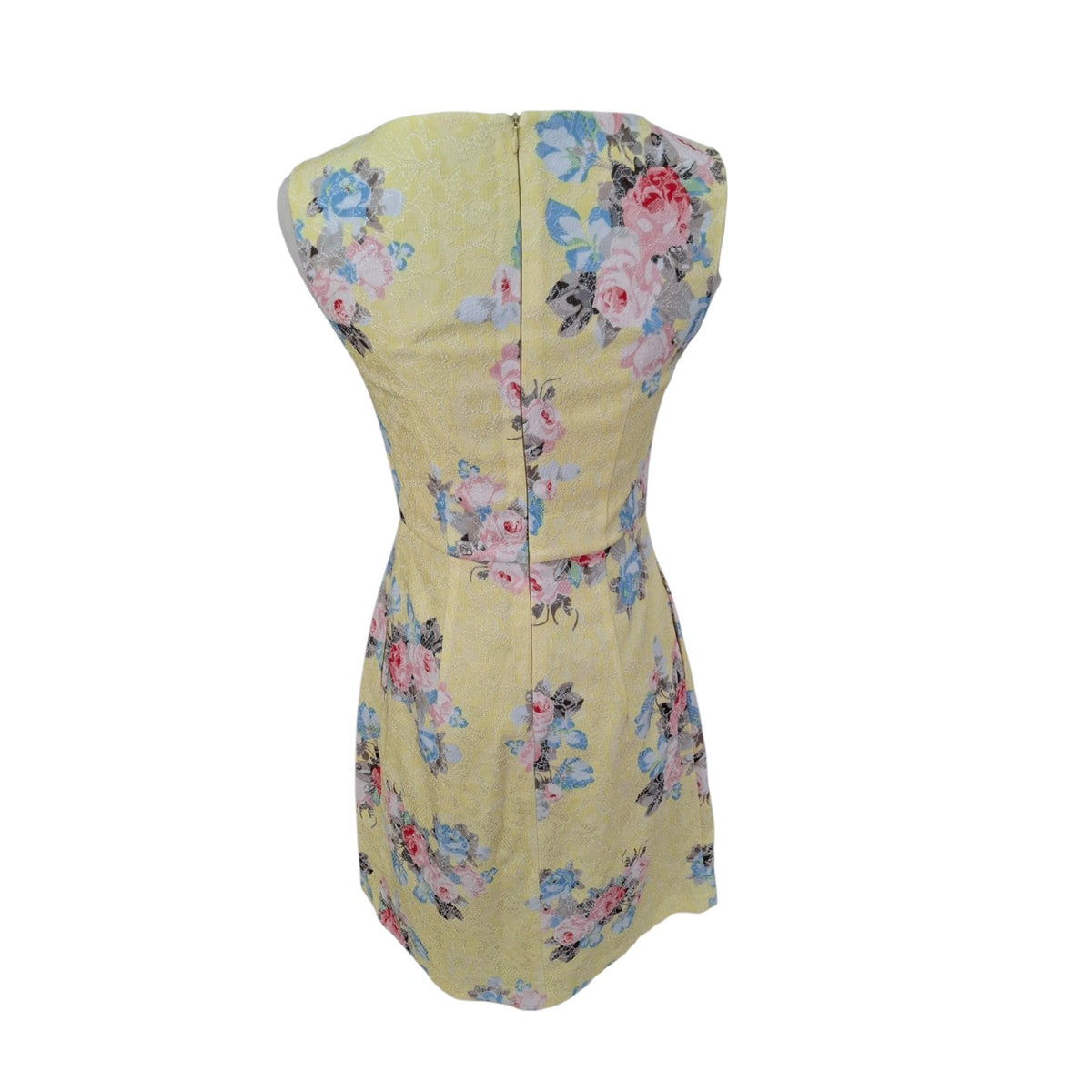 Fraiche Yellow floral Fit and Flare Dress