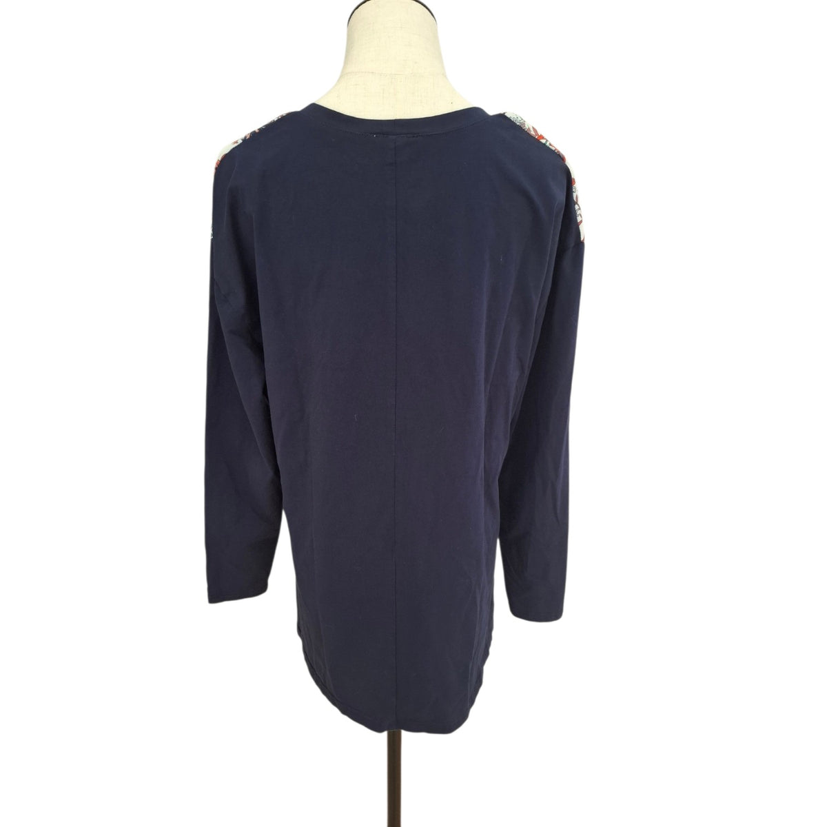 Ketzke Long Sleeve Floral Patchwork Splice Top
