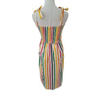 Compania Fantastica Candy Striped Midi Strappy Dress