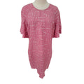 Country Road Pink Silk Linen Shift Dress