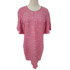 Country Road Pink Silk Linen Shift Dress