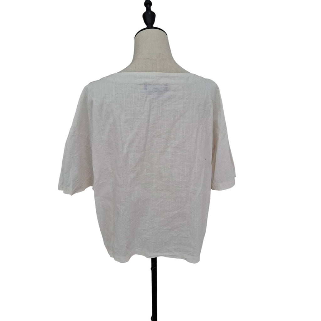 Princess Highway Organic Cotton embroidered top fruit and butterflies