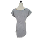 Ketzke Garden landscape Tunic Dress with Crochet Lace trim