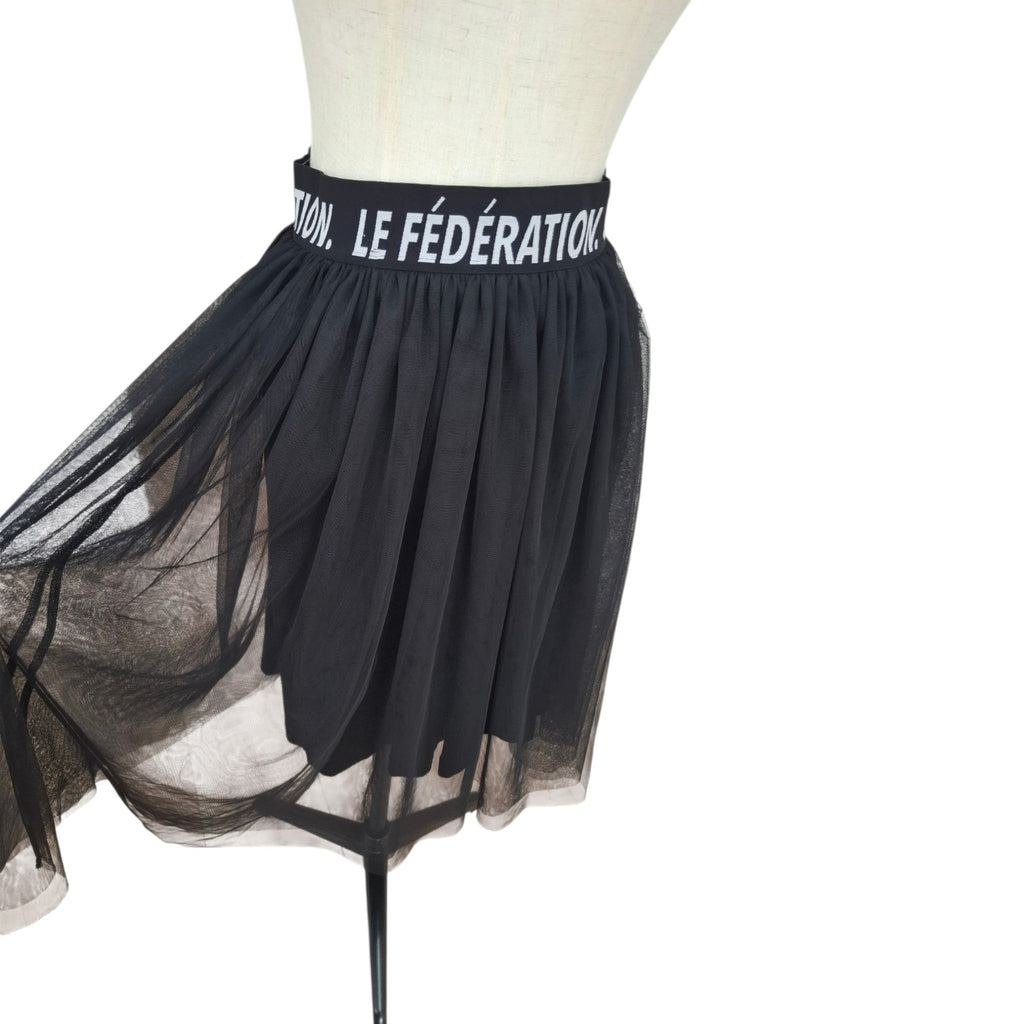 Federation Black Tulle Midi